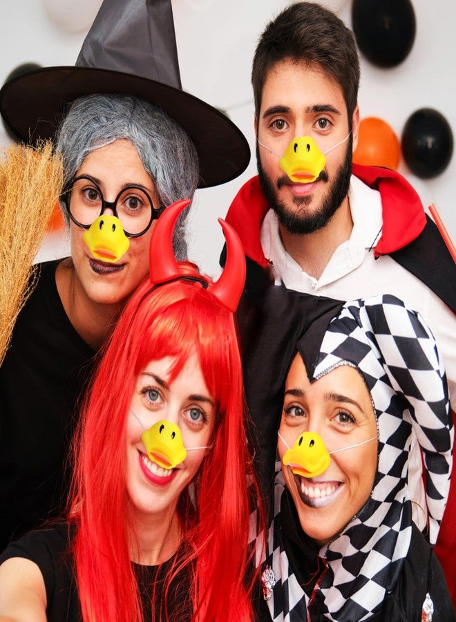 CARMELIT 4PCS Duck Bill Beak Nose Duck Bill Masks Cosplay Props Animal Nose Mask Fancy Duck Masquerade Masks Duck Costumes Accessory for Cosplay, Yellow, YBZ-02 - Image 2